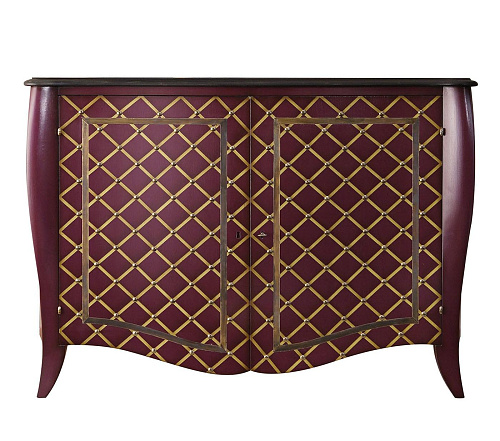 Buffet violet et jaune