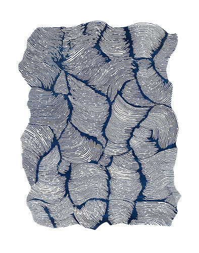 Tapis Designer Bleu