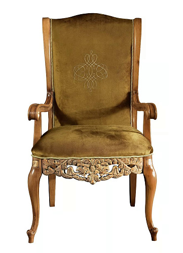 Chaise Royale Italienne avec Accoudoirs