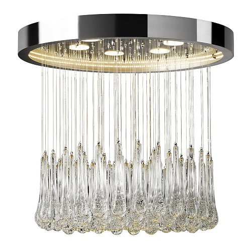 Lustre Rond Murano Bulles en Verre