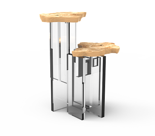 Table d'Appoint Peuplier Haven