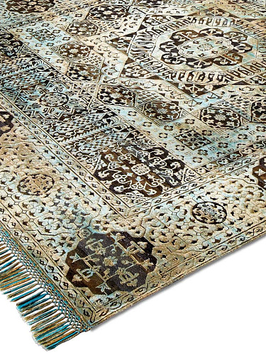 Tapis de luxe Vert Mix