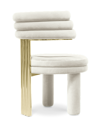 Chaise de Salle à Manger Kerr Blanche