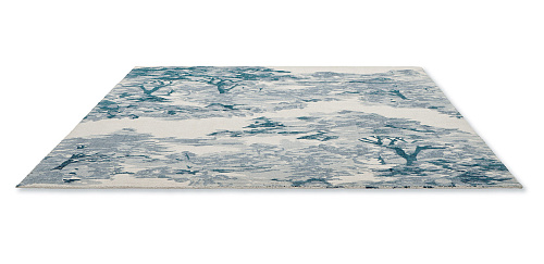 Tapis Landscape Toile Bleu Clair