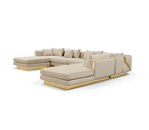 Canapé Modulaire Luxe Fissure