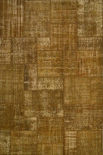 Tapis Patchwork Marron Caramel