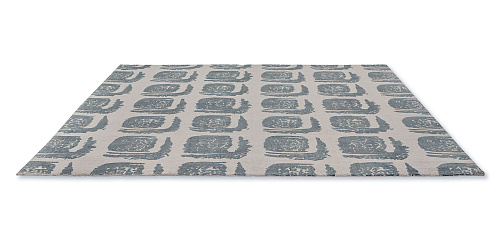 Tapis Woodblock Gris