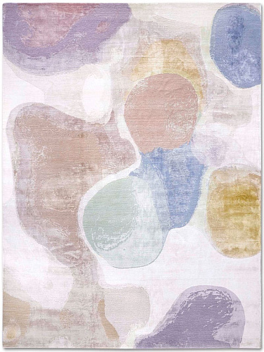 Tapis fait main de luxe Poudre