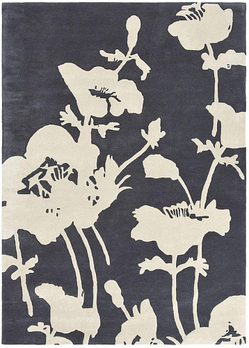 Tapis Floral 300 Charbon