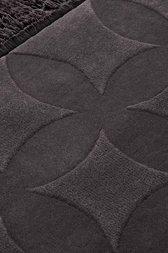 Tapis Tufté à la Main Gris Ardoise