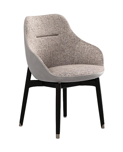 Chaise Royale Rembourrée avec Accoudoirs