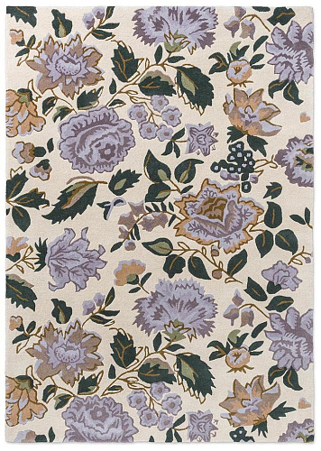 Tapis Wendling Floral Bruyère Pourpre