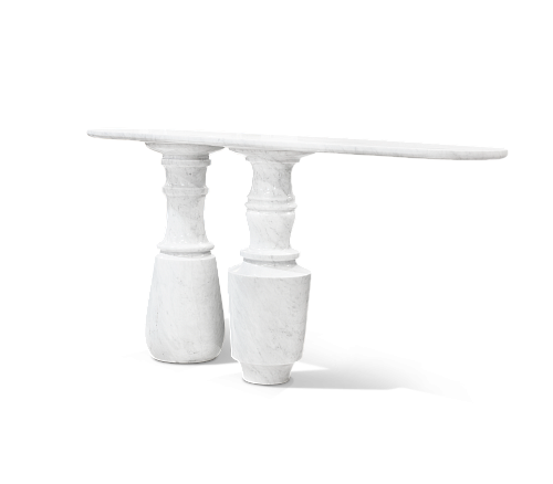 Console Carrara Obsidienne