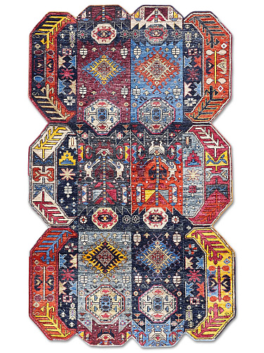 Tapis fait main de luxe Multiforme