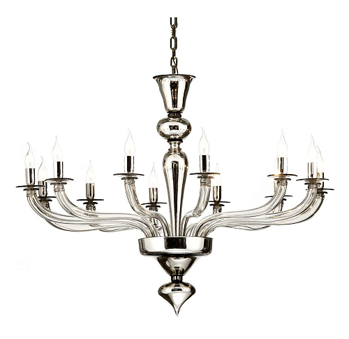 Lustre Murano Miroir Fumé