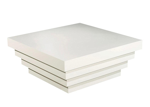 Table basse blanche Silhouette