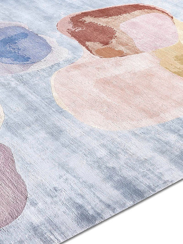Tapis fait main de luxe Pastel