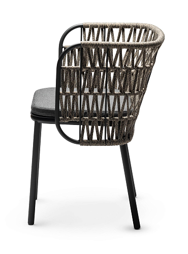 Chaise d'Extérieur Jujube SP-Int Noir et Beige