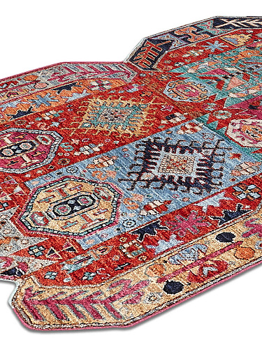 Tapis fait main de luxe Multiforme
