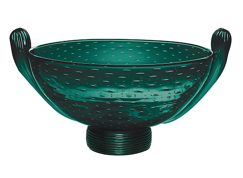 Coupe verte en verre de Murano