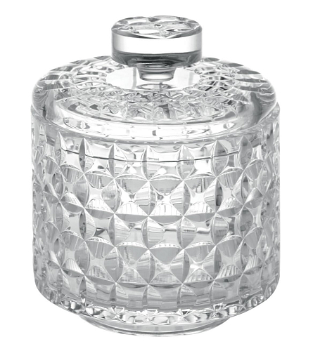 Coffret à Bijoux en Cristal Rond Italien