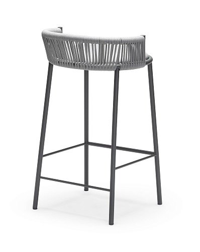 Tabouret de Bar d'Extérieur Millie SG-65 Gris