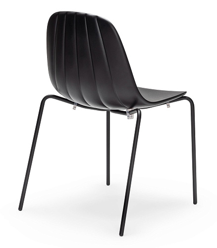 Chaise Babah S Noire (Lot de 2)