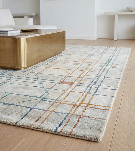 Tapis Linen Grid