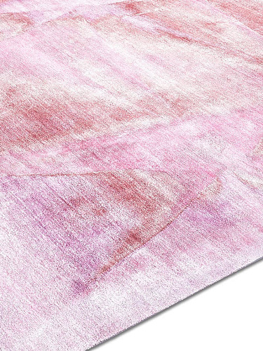 Tapis noué main Rose