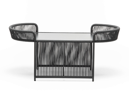 Table Basse de Jardin Ovale Anthracite Altana OV