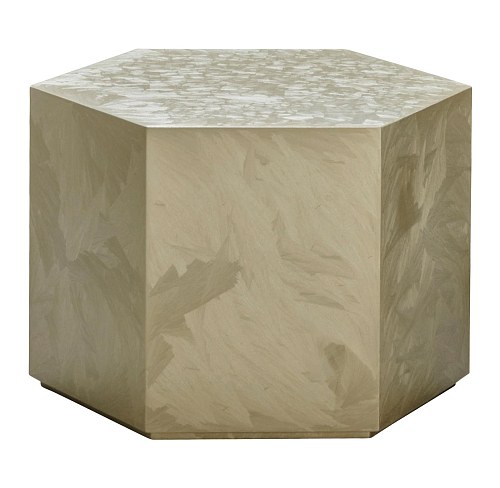 Table basse hexagonale