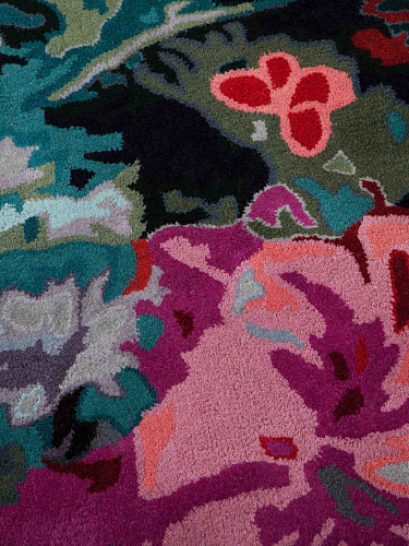 Tapis Flamant Rose