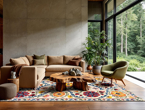 Tapis Suzani «Origine» 9728