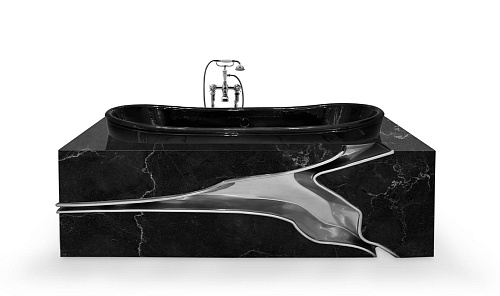 Baignoire Fractured en Marbre