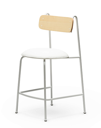 Chaise de Bar Lena SG-65 Frêne Blanc