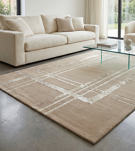 Tapis Ivory Blueprint