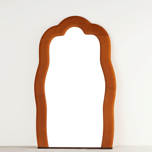 Miroir sur Pied Italien Vague