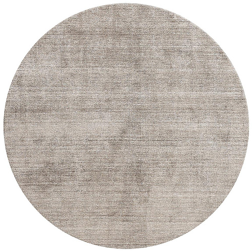 Tapis Rond Cord en Soie de Bambou