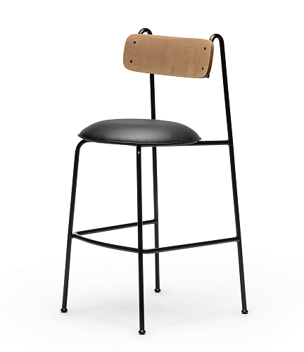 Chaise de Bar Lena SG-75 Noire