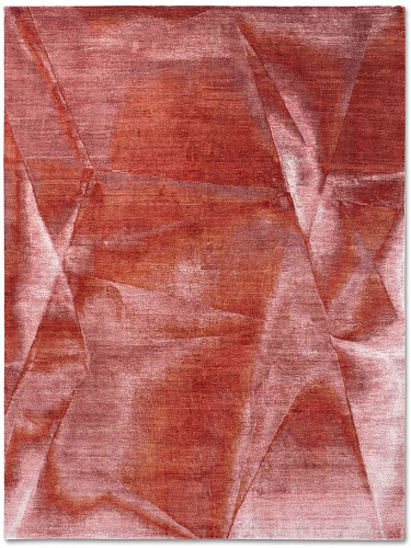 Tapis noué main Rouille