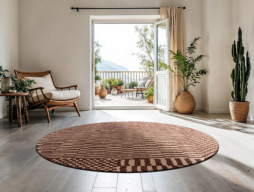 Tapis Berbère Ksar 9653 Rond
