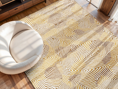 Tapis Yellow Hippy 9799