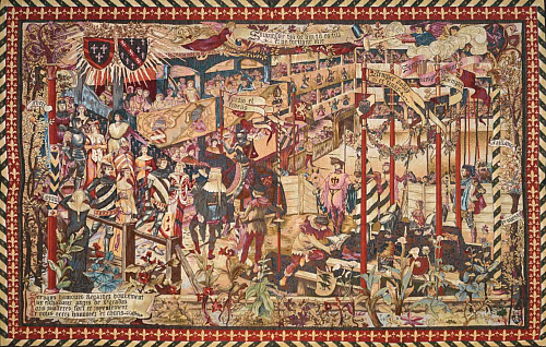 Tapisserie Tournoi Médiéval
