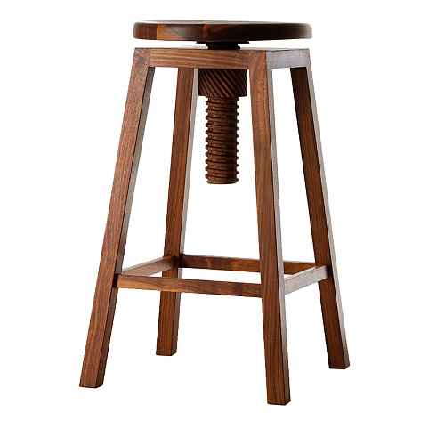 Tabouret Haut Invito Marron