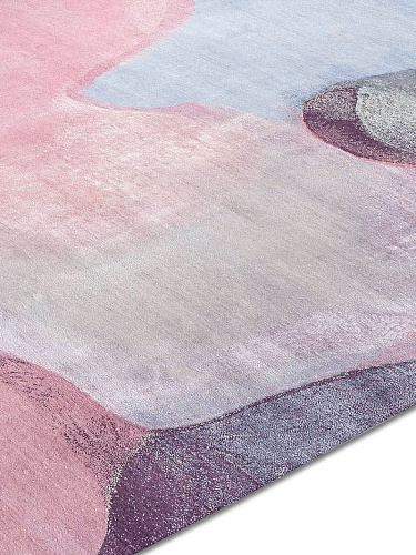 Tapis de luxe fait main Clair