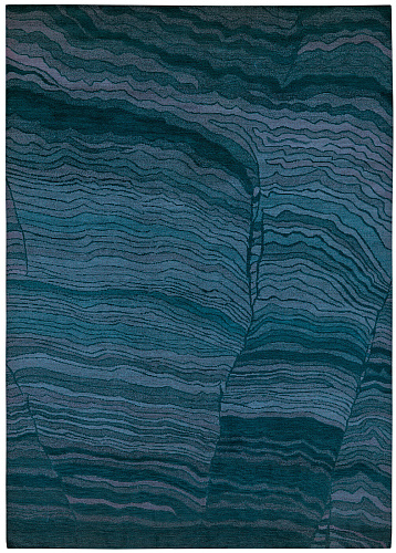 Tapis Hindukush Bleu