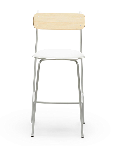 Chaise de Bar Lena SG-75 Frêne Blanc