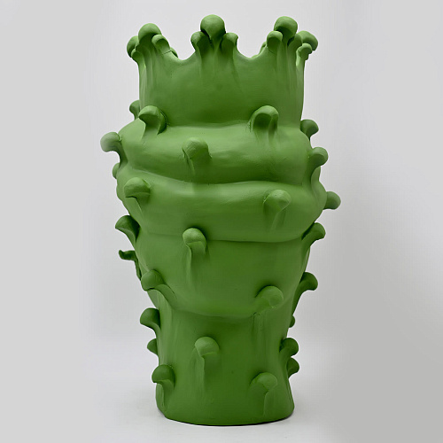 Sculpture Tête De Maure Vert Mat