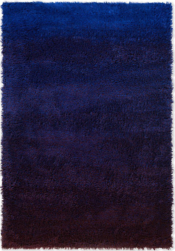 Tapis haut Shade Bleu Électrique / Aubergine