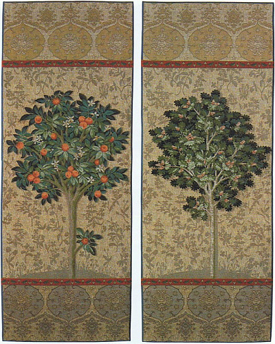 Ensemble de 2 Tapisseries : Arbre